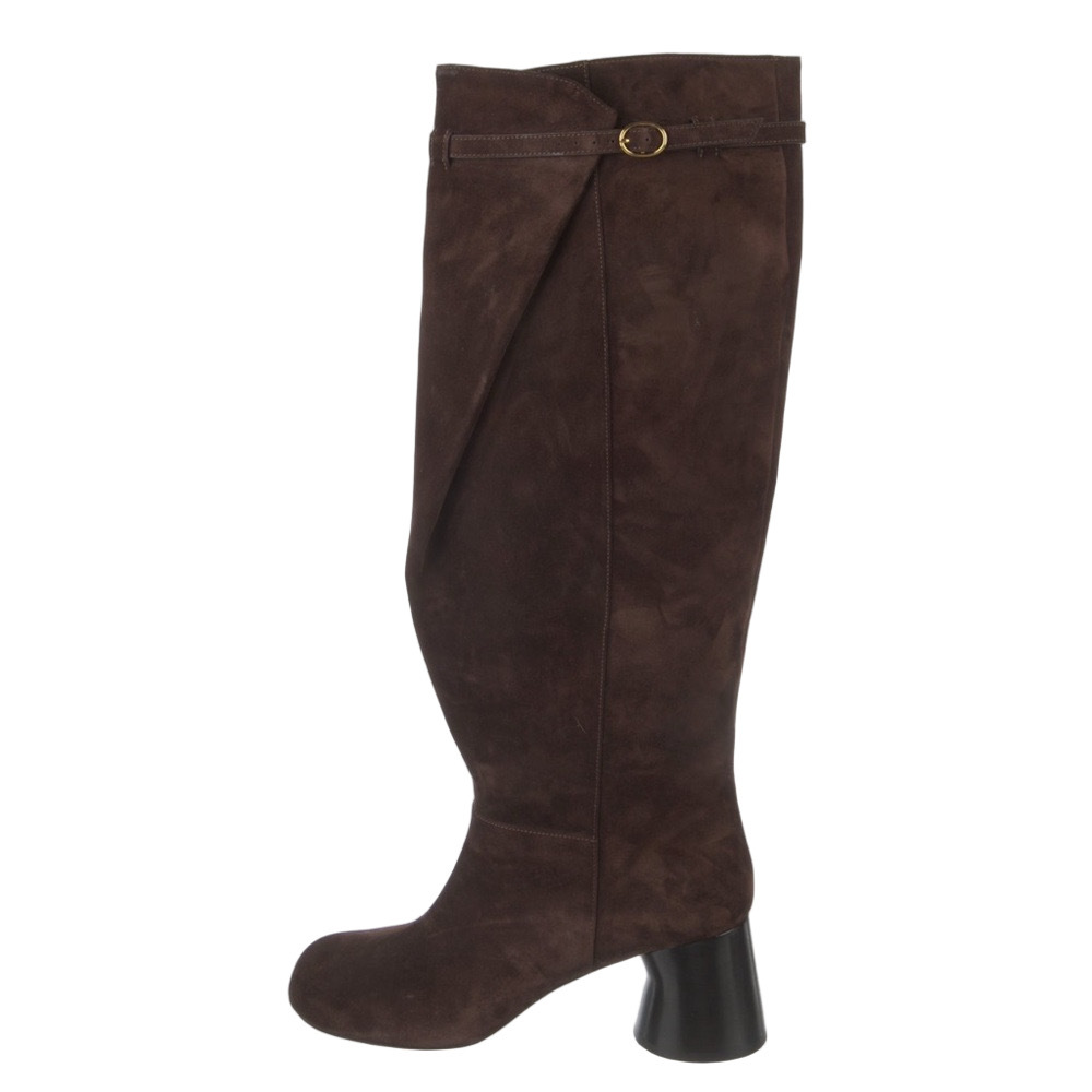 Khaite Suede Knee-High Boots - 10